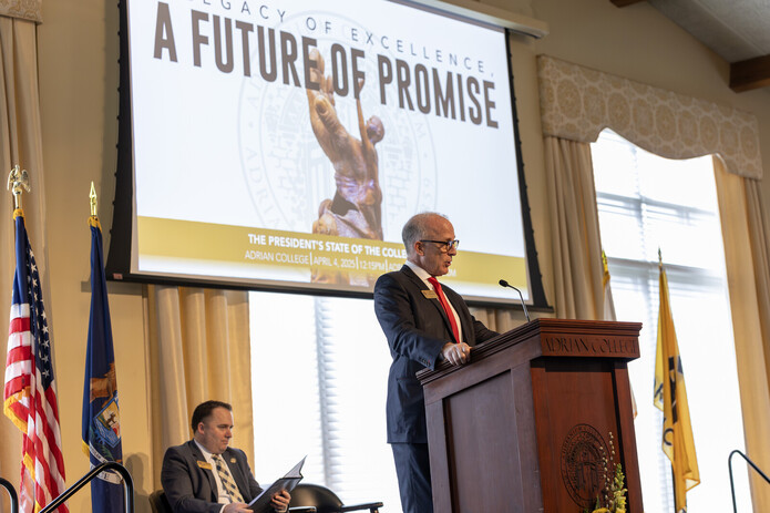 Annual State of the College address shows how Adrian College is ...